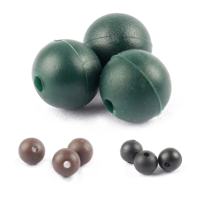 50PCS Black/Green/Brown PE 8mm 2mm Round Soft Rubber Beads Carp Fishing Beans Rig Outdoor Tools Parts Accessories
50PCS Black/Green/Brown PE 8mm 2mm Round Soft Rubber Beads Carp Fishing Beans Rig Outdoor Tools Parts Accessories