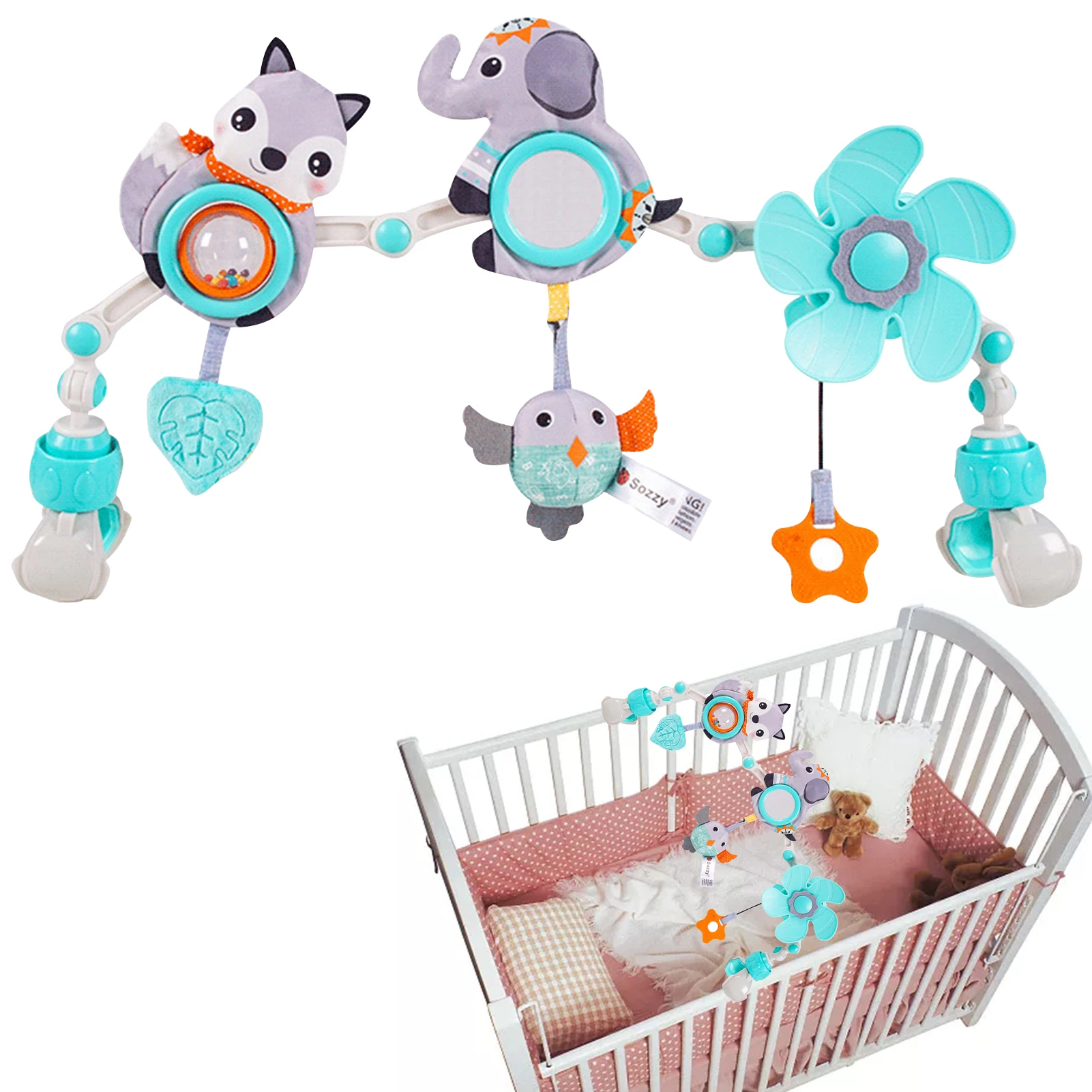 Rattles Toys For Baby Toy 0-12 Months Newborn Musical Mobile Toys For Bed Crib Stroller Infant Mobile On The Bed Educational Toy
Rattles Toys For Baby Toy 0-12 Months Newborn Musical Mobile Toys For Bed Crib Stroller Infant Mobile On The Bed Educational Toy