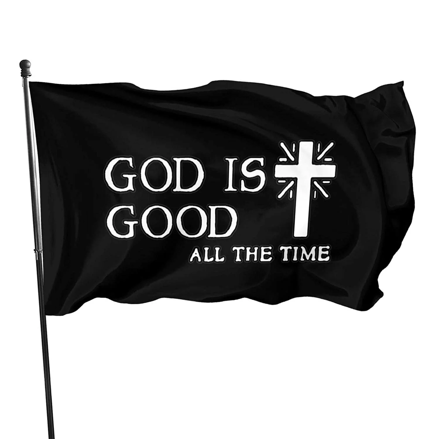 God Is Good All The Time Christian 3x5 Foot Flag Outdoor Flag 100% Single-Layer Translucent Polyester 3x5 Ft
God Is Good All The Time Christian 3x5 Foot Flag Outdoor Flag 100% Single-Layer Translucent Polyester 3x5 Ft