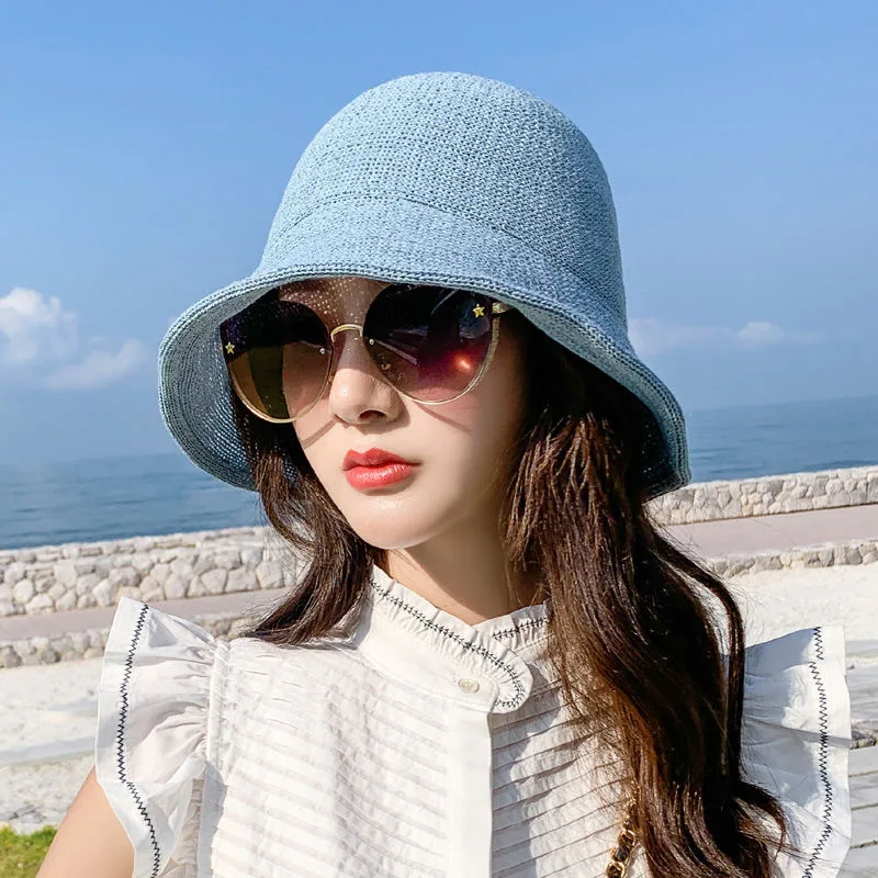2021 Female Summer women's hat Hepburn Style Vintage Design Wide side Straw Hat Solid Color Beach Holiday Beach Hat Big Sun Hat
2021 Female Summer women's hat Hepburn Style Vintage Design Wide side Straw Hat Solid Color Beach Holiday Beach Hat Big Sun Hat