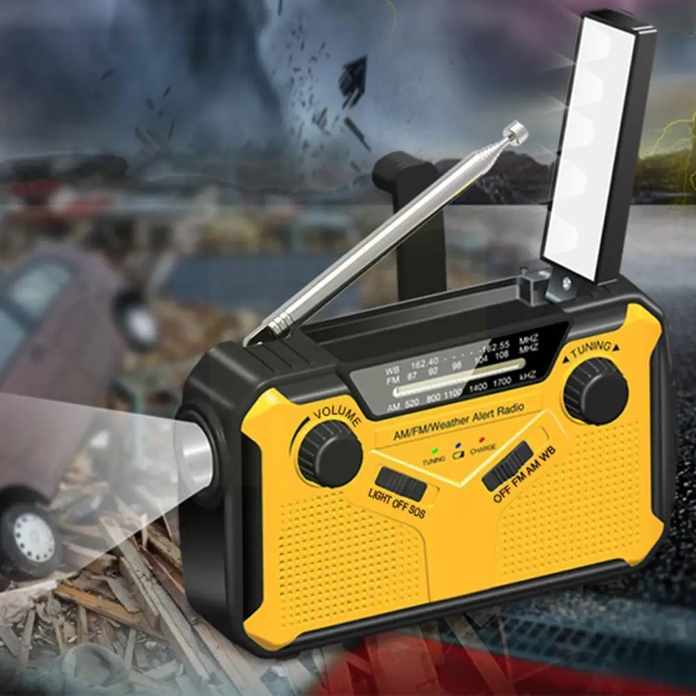 2500mah Emergency Weather Radio Portable Solar Hand Crank Radio Am/fm/noaa With Flashlight Reading Lamp Power Bank For Phon C5n9
2500mah Emergency Weather Radio Portable Solar Hand Crank Radio Am/fm/noaa With Flashlight Reading Lamp Power Bank For Phon C5n9