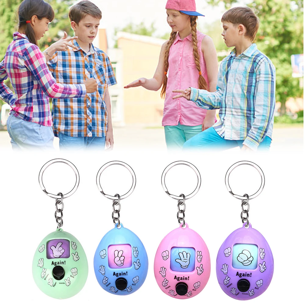1PC Mini Fair Finger-guessing Game Rock Paper Scissors Play Toy Round Egg Delicate And Funny Key Chain Pendant Random Color
1PC Mini Fair Finger-guessing Game Rock Paper Scissors Play Toy Round Egg Delicate And Funny Key Chain Pendant Random Color