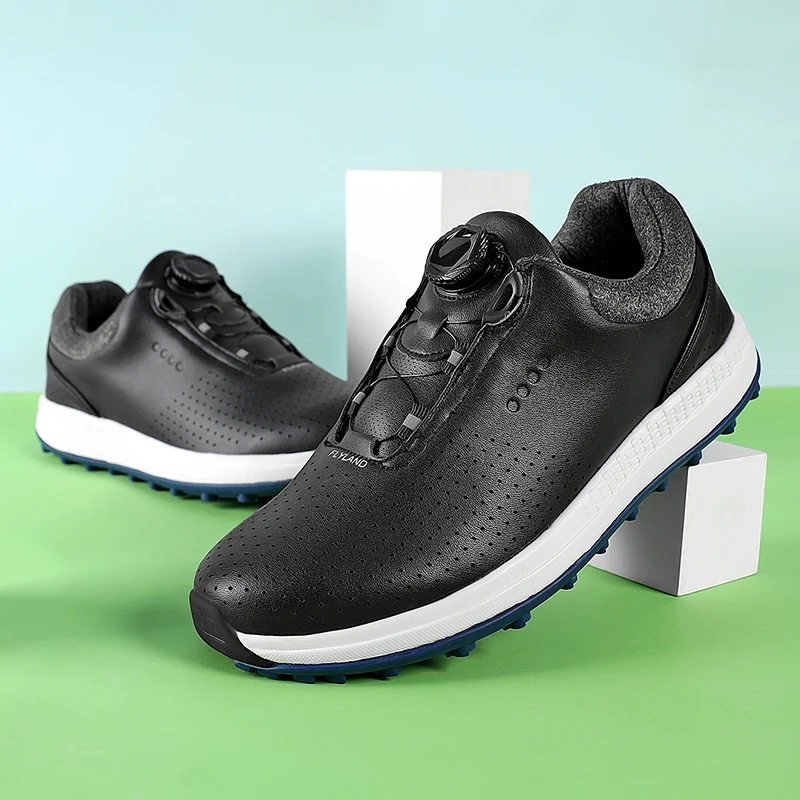 Brand Waterproof Golf Shoes Anti-skid Mens Sneakers Breathable Fitness Golf Shoe Men Rotating Buckle Golf Training Sneakers
Brand Waterproof Golf Shoes Anti-skid Mens Sneakers Breathable Fitness Golf Shoe Men Rotating Buckle Golf Training Sneakers