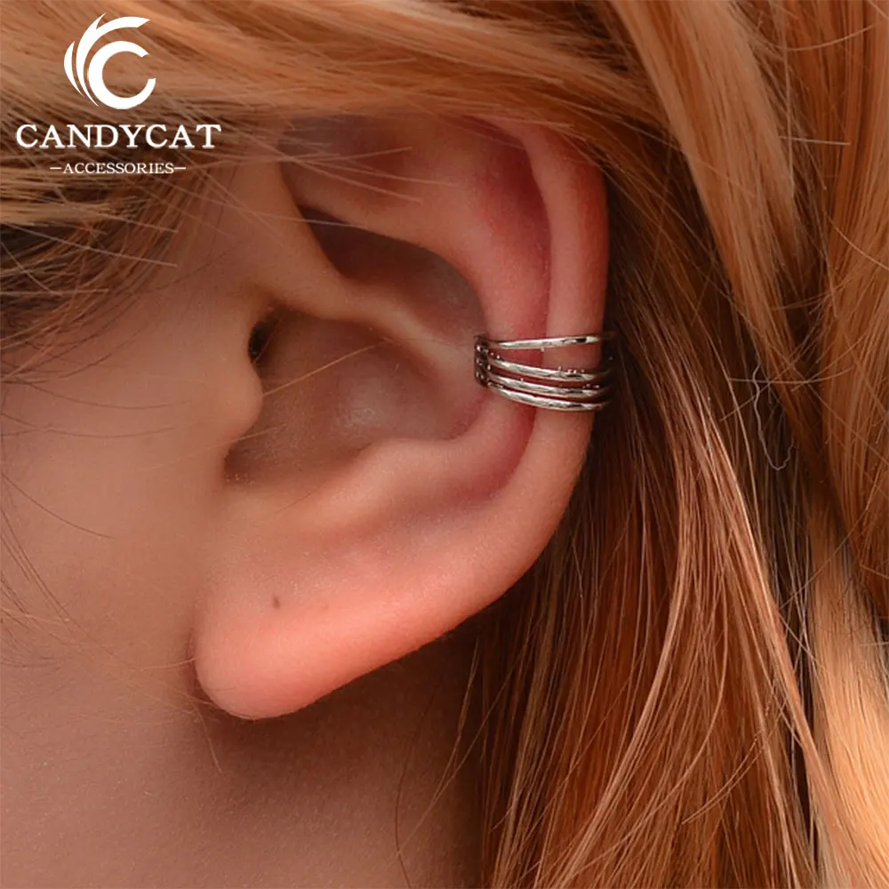 Punk Rock Ear Clip Earrings for Women No Piercing Earcuff Silver Ear-Cuff Bijoux Oreille Pendientes Boucles D'oreilles Jewelry
Punk Rock Ear Clip Earrings for Women No Piercing Earcuff Silver Ear-Cuff Bijoux Oreille Pendientes Boucles D'oreilles Jewelry