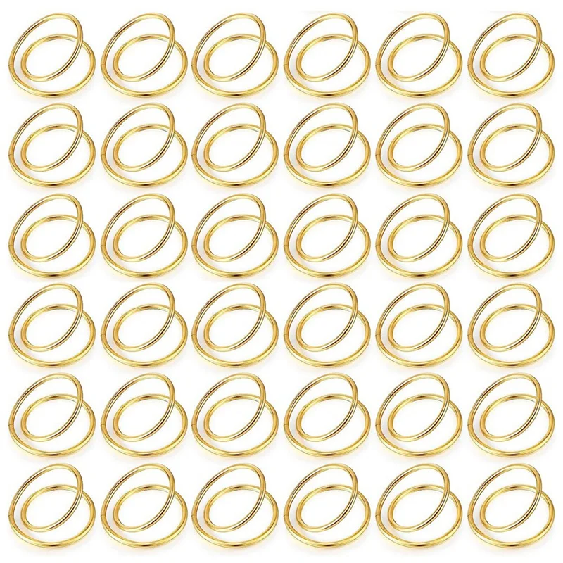 36Pcs Metal Spiral Napkin Ring Buckles Simple Napkin Rings For Weddings Reception Dinner Party Buffet Table Decor 
36Pcs Metal Spiral Napkin Ring Buckles Simple Napkin Rings For Weddings Reception Dinner Party Buffet Table Decor