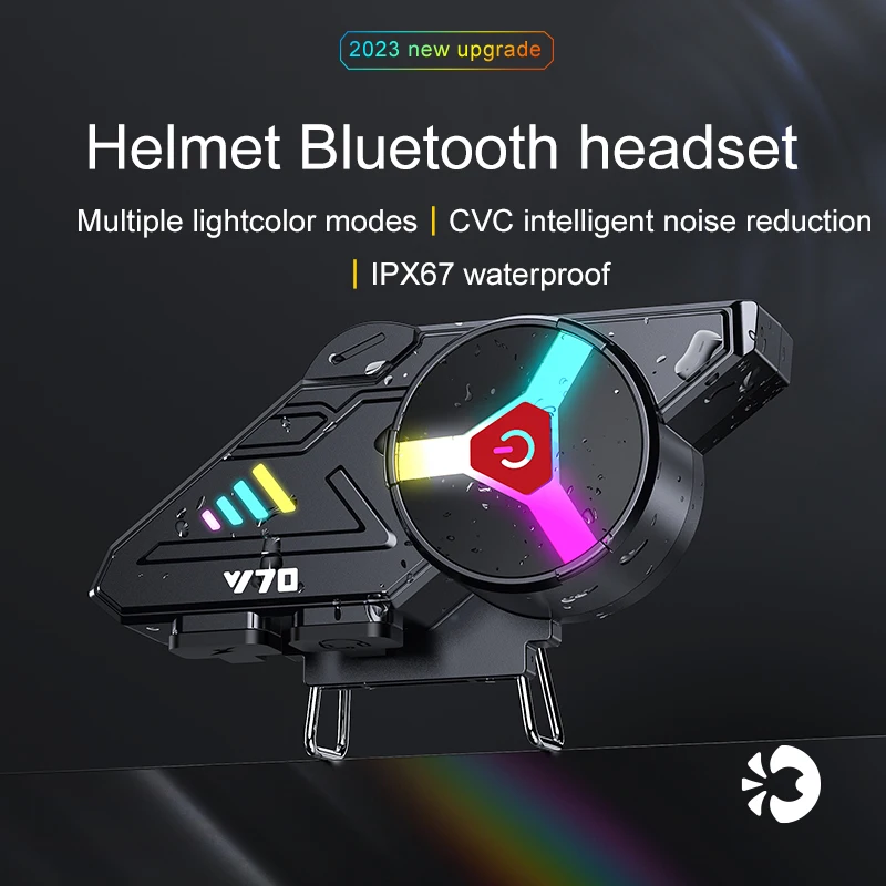 Bluetooth-наушники Y70 для мотоцикла, водостойкие, с шумоподавлением 
Bluetooth-наушники Y70 для мотоцикла, водостойкие, с шумоподавлением