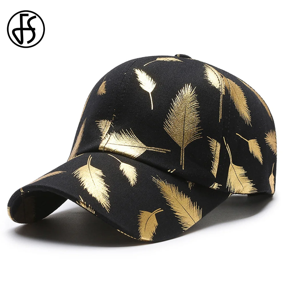 Brand Feather Bronzing Print Baseball Cap For Men Women Stylish Black Gold Trucker Caps Outdoor Sport Golf Hat Casquette
Brand Feather Bronzing Print Baseball Cap For Men Women Stylish Black Gold Trucker Caps Outdoor Sport Golf Hat Casquette