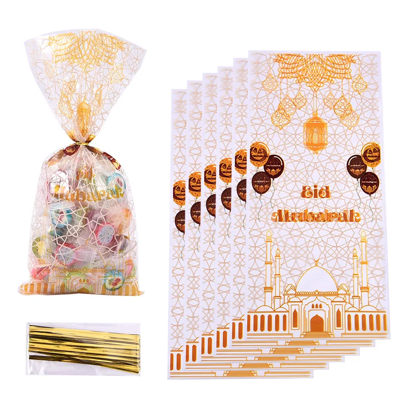 5/25/50pcs Eid Mubarak Gift Bags Plastic Candy Cookie Bag Ramadan Kareem Decoration Islamic Muslim Party Supplies Eid Gifts
5/25/50pcs Eid Mubarak Gift Bags Plastic Candy Cookie Bag Ramadan Kareem Decoration Islamic Muslim Party Supplies Eid Gifts