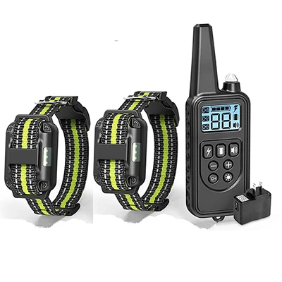 800M Pet Dog Training Electric Collar Shock Training Rechargeable Collar with LCD Display Recording and Touch Design for Pitbull
800M Pet Dog Training Electric Collar Shock Training Rechargeable Collar with LCD Display Recording and Touch Design for Pitbull