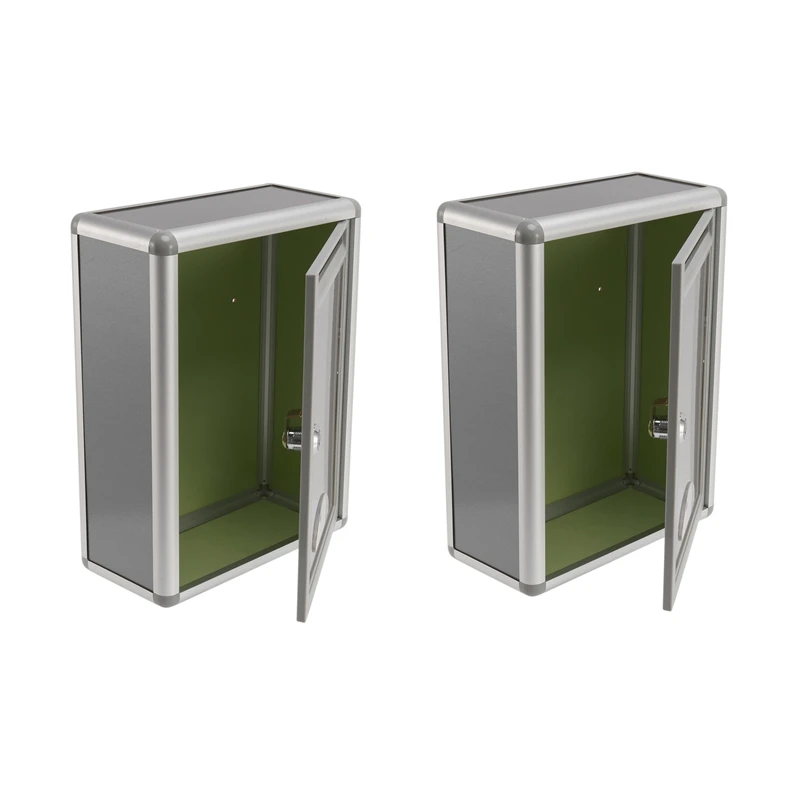 2X Vintage Aluminum Alloy Lockable Secure Mail Letter Post Box Mailbox Post Box For Home Garden Ornament Decor
2X Vintage Aluminum Alloy Lockable Secure Mail Letter Post Box Mailbox Post Box For Home Garden Ornament Decor
