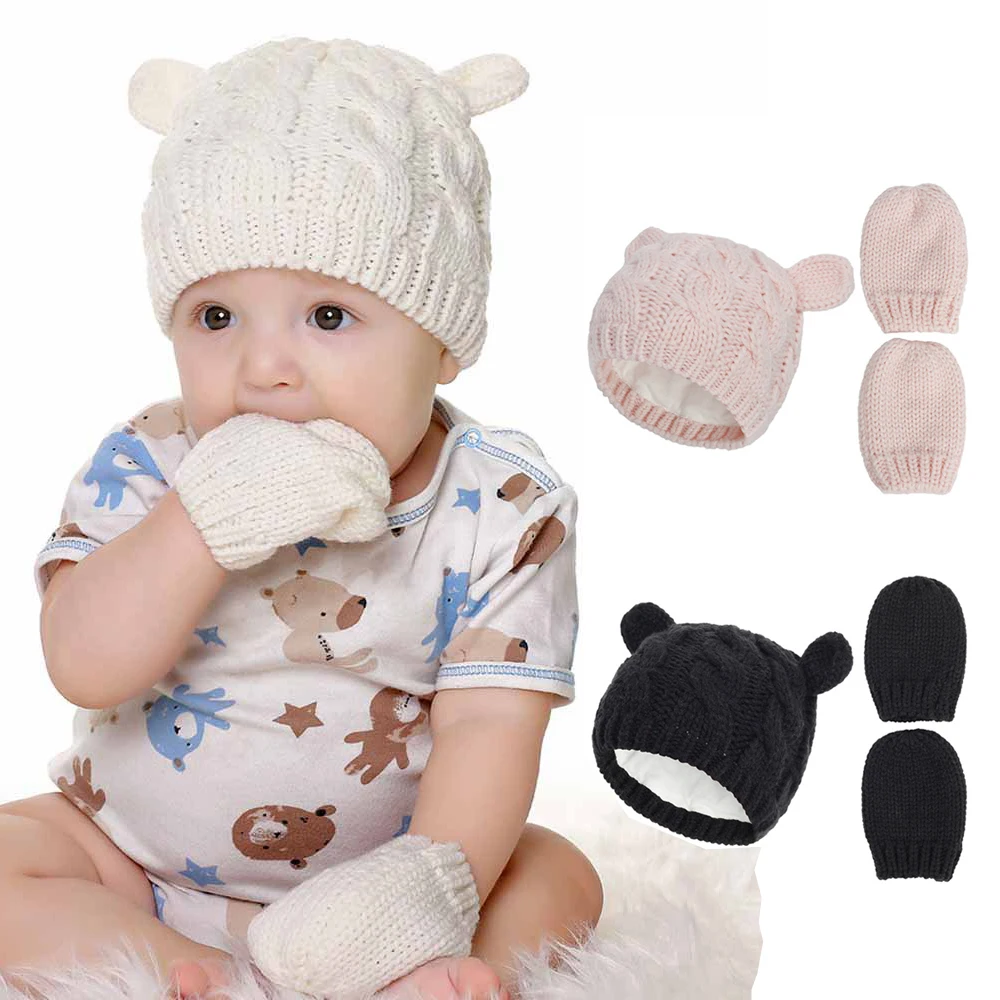 Зимняя шапка для новорожденных 2 шт., Детская шерстяная маленькая шапка с ушками + перчатки, детская зимняя теплая вязаная шапка для девочек ...
Зимняя шапка для новорожденных 2 шт., Детская шерстяная маленькая шапка с ушками + перчатки, детская зимняя теплая вязаная шапка для девочек ...