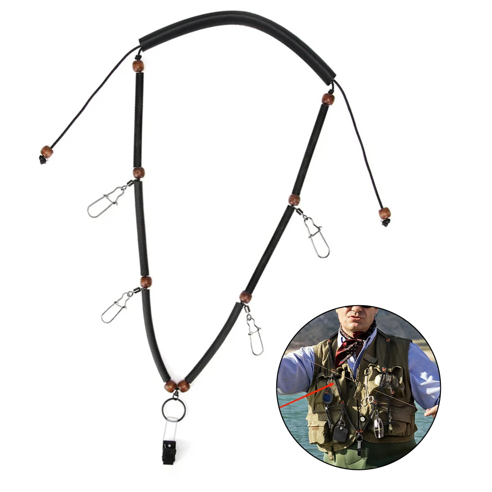 Adjustable Fly Fishing Lanyard Necklace Fly Fishing Tool Holder Organization Nylon Fly Fishing Lanyard With Neck Anti-slip Pad
Adjustable Fly Fishing Lanyard Necklace Fly Fishing Tool Holder Organization Nylon Fly Fishing Lanyard With Neck Anti-slip Pad