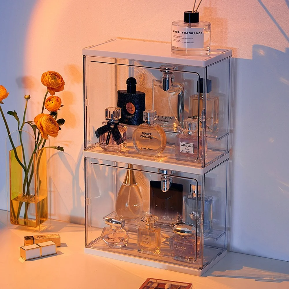 Dustproof Acrylic Display Cabinet Perfume Storage Box Light Luxury Simple Dressing Table Cosmetic Desktop Organizer Dropshipping
Dustproof Acrylic Display Cabinet Perfume Storage Box Light Luxury Simple Dressing Table Cosmetic Desktop Organizer Dropshipping