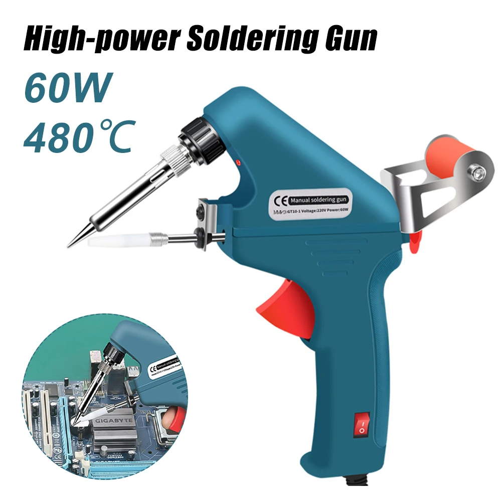 60W EU/US Soldering Iron Set Electronic Welding Torch Kit Internal Heat Helping Hand Electric Tin Feeding Machine Repair Tool
60W EU/US Soldering Iron Set Electronic Welding Torch Kit Internal Heat Helping Hand Electric Tin Feeding Machine Repair Tool