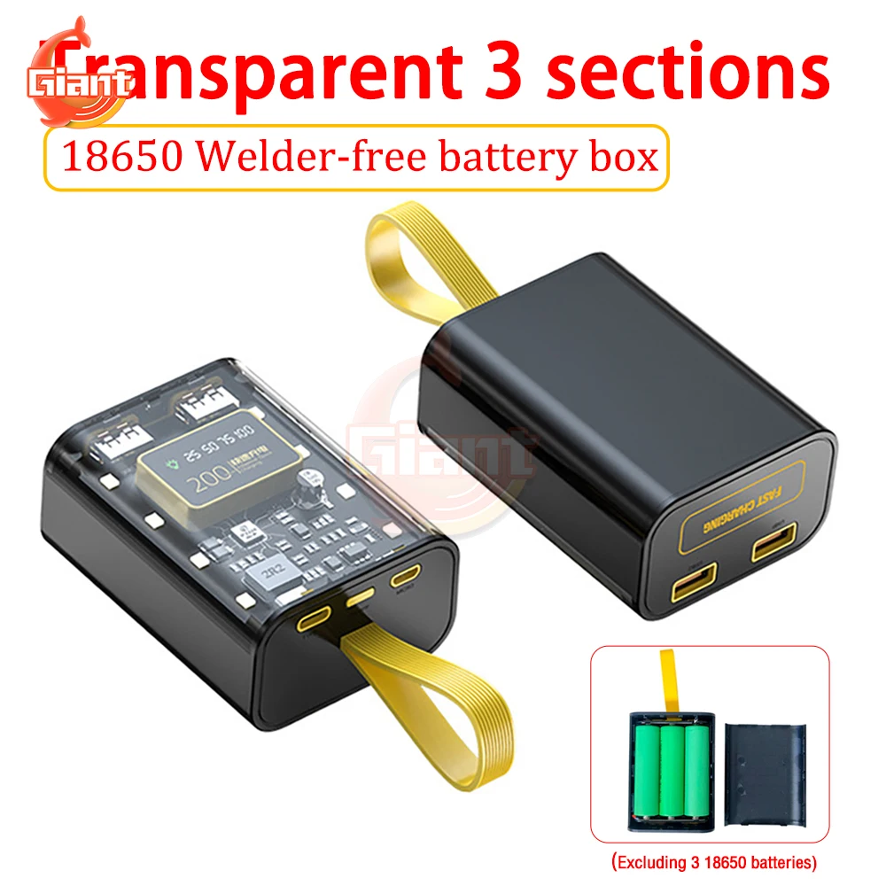 18650 Battery Charger Case DIY Power Bank Charger MIni Charging Battery Holder Storage Box Mobile Power Supply With Night Light
18650 Battery Charger Case DIY Power Bank Charger MIni Charging Battery Holder Storage Box Mobile Power Supply With Night Light