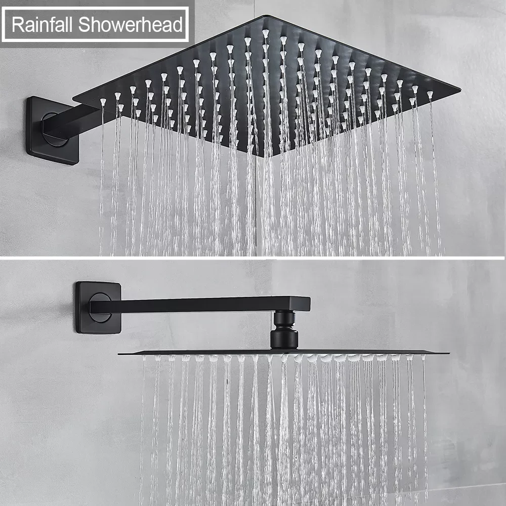 Matte Black Wall Mounted Bathroom Shower Rainfall Shower Mixed Hot And Cold Water Mixer Tap Embedded Box Control Valve
Matte Black Wall Mounted Bathroom Shower Rainfall Shower Mixed Hot And Cold Water Mixer Tap Embedded Box Control Valve