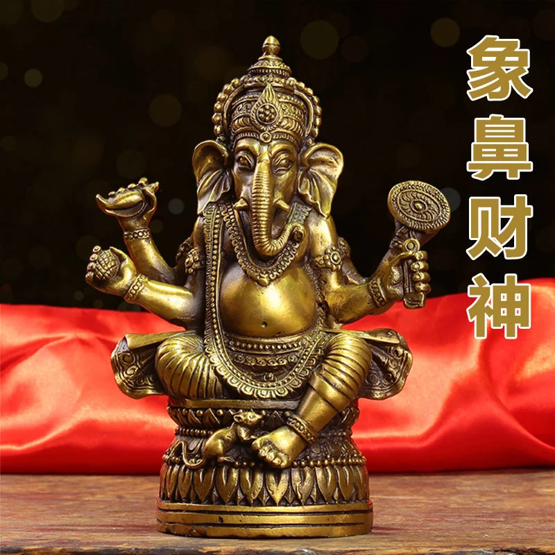 Tibetan Buddhism elephant trunk Wealth God like ornaments brass Buddha statue home desktop car decoration to attract wealth
Tibetan Buddhism elephant trunk Wealth God like ornaments brass Buddha statue home desktop car decoration to attract wealth