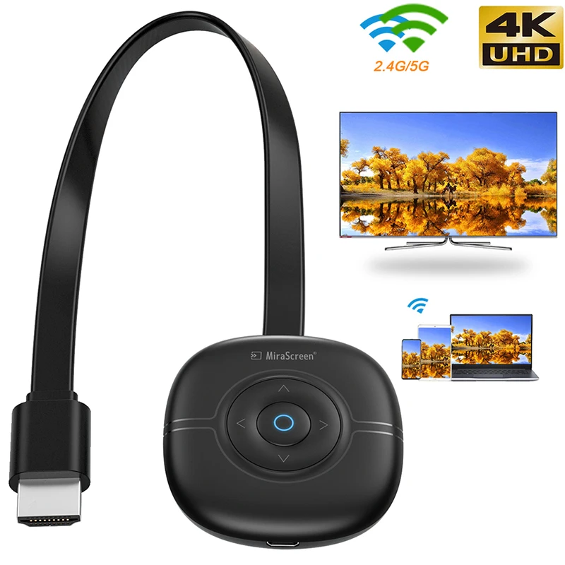 Mirascreen G36 5G 4K Wireless Wifi Display Dongle Receiver Adapter Miracast Airplay DLNA TV Stick for Iphone Android Phone To TV
Mirascreen G36 5G 4K Wireless Wifi Display Dongle Receiver Adapter Miracast Airplay DLNA TV Stick for Iphone Android Phone To TV