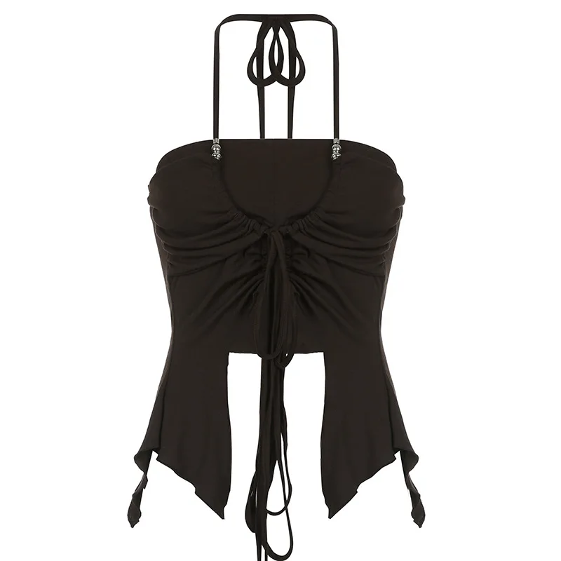 Irregular Lace-up Suspenders with Women 2022 New Casual Fashion Women's U-neck Thin Tube Top Hot Girl Tops Bottoming Shirts
Irregular Lace-up Suspenders with Women 2022 New Casual Fashion Women's U-neck Thin Tube Top Hot Girl Tops Bottoming Shirts