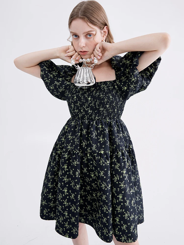 2022 Women Summer Dress French Vintage Square Collar Mini Dress Female Casual Elegant Holiday Party Floral Print A-line Sundress
2022 Women Summer Dress French Vintage Square Collar Mini Dress Female Casual Elegant Holiday Party Floral Print A-line Sundress