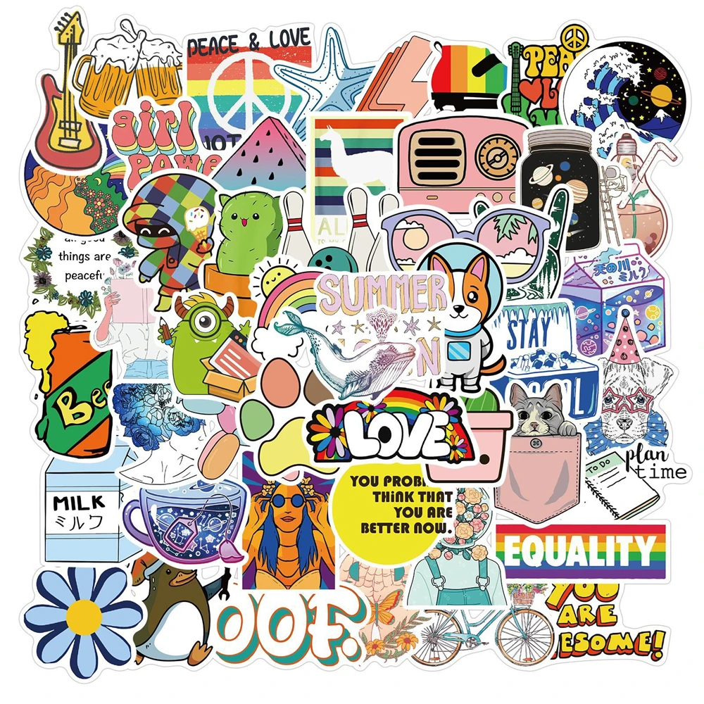 10/50 Pcs Cartoon Graffiti Stickers Decoration DIY Car Bike Travel Luggage Laptop Toys Graffiti Sticker Thin Waterproof Stickers
10/50 Pcs Cartoon Graffiti Stickers Decoration DIY Car Bike Travel Luggage Laptop Toys Graffiti Sticker Thin Waterproof Stickers