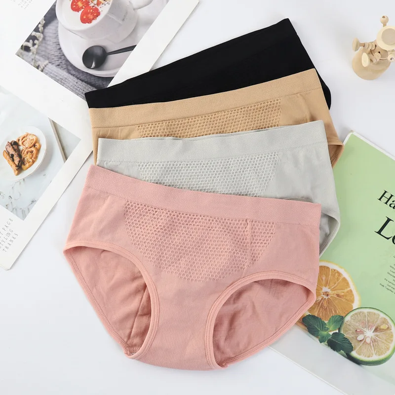 3D Honeycomb Honeycomb Seamless Seamless Women Mid-waist Cotton Crotch Comfortable Belly Lift Hip Briefs Underwear Women
3D Honeycomb Honeycomb Seamless Seamless Women Mid-waist Cotton Crotch Comfortable Belly Lift Hip Briefs Underwear Women