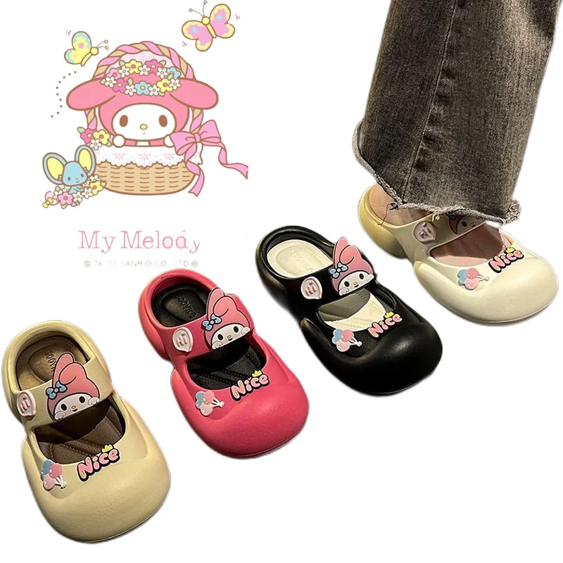 Sanrios My Melody Slippers Summer New Anime Cute Cartoon Sandals Kawaii Comfortable and Breathable Beach Shoes Casual All-match
Sanrios My Melody Slippers Summer New Anime Cute Cartoon Sandals Kawaii Comfortable and Breathable Beach Shoes Casual All-match