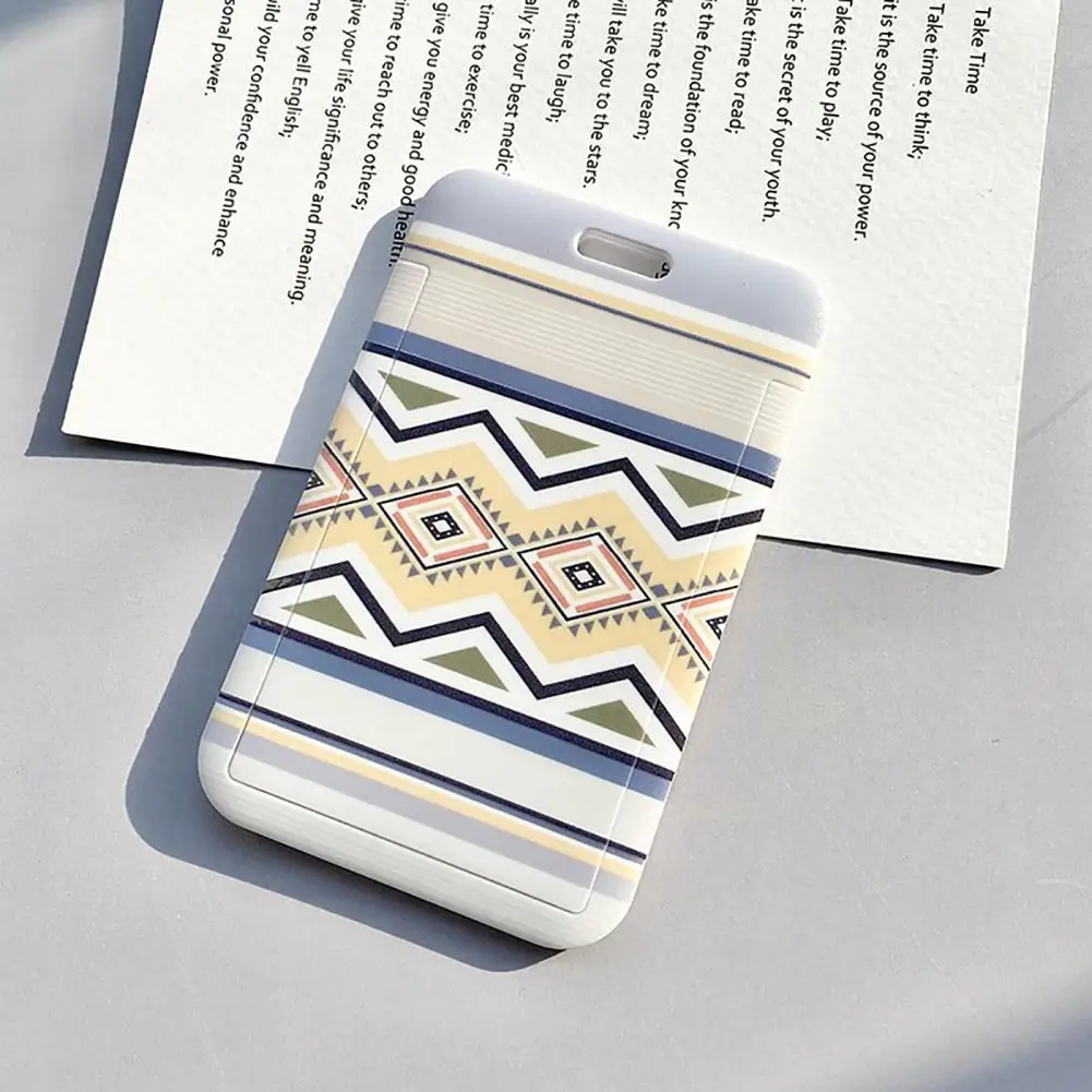Portable Practical Geometric Print Card Protector Durable ID-Card Sleeve Nice-looking for Kids
Portable Practical Geometric Print Card Protector Durable ID-Card Sleeve Nice-looking for Kids