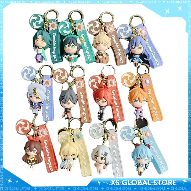 Genshin Peripheral Figure Keychain Cute Game Character Silicone Doll Dimensional Anime Pendant Car Keychain Collection Gift
Genshin Peripheral Figure Keychain Cute Game Character Silicone Doll Dimensional Anime Pendant Car Keychain Collection Gift