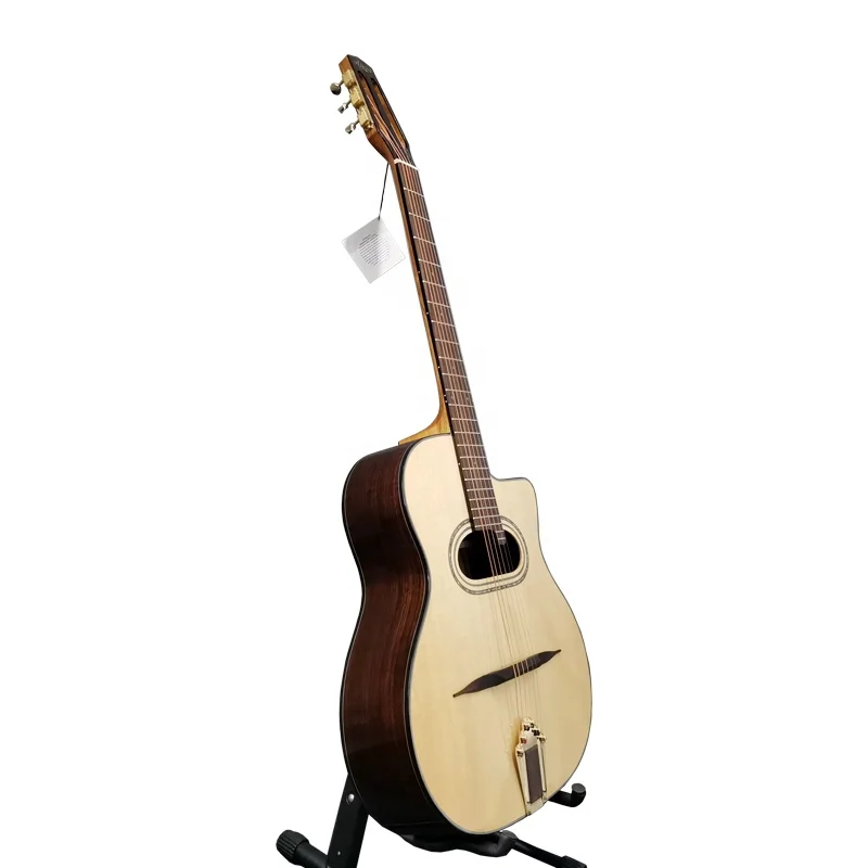 Wholesale price hand made vintage jazz acoustic guitars Excellent Guitar Suppliers D Hole Gypsy jazz Guitar
Wholesale price hand made vintage jazz acoustic guitars Excellent Guitar Suppliers D Hole Gypsy jazz Guitar