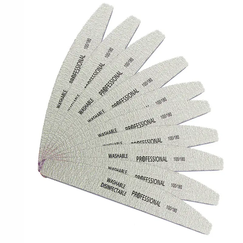 50 Pcs/Lot Banana Polished Curved Professional Manicure Tool Set 100/180 Nail Art Sandpaper Sandpaper Nail Washable Nail File
50 Pcs/Lot Banana Polished Curved Professional Manicure Tool Set 100/180 Nail Art Sandpaper Sandpaper Nail Washable Nail File