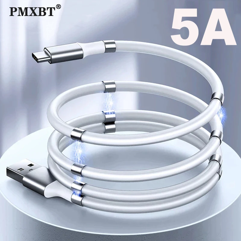 Magic Rope USBC Magnetic Cable 5A Micro USB Phone Fast Charging Data Sync Cord Typec Wire Line for Android Xiaomi Huawei Samsung
Magic Rope USBC Magnetic Cable 5A Micro USB Phone Fast Charging Data Sync Cord Typec Wire Line for Android Xiaomi Huawei Samsung