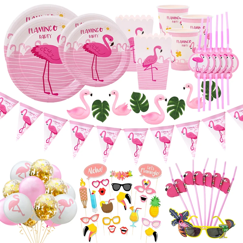 Flamingo Party Decoration Hawaiian Jungle Safari Party Decor Disposable Tableware Baby Shower Birthday Wedding Party Supplies
Flamingo Party Decoration Hawaiian Jungle Safari Party Decor Disposable Tableware Baby Shower Birthday Wedding Party Supplies
