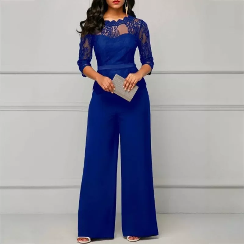 fashionable2021 New Spring Autumn Women Lace high waist 2 Pcs Pant Sets Solid Lace Top+ Long Pant Formal Wear Casual Sets Wide l
fashionable2021 New Spring Autumn Women Lace high waist 2 Pcs Pant Sets Solid Lace Top+ Long Pant Formal Wear Casual Sets Wide l