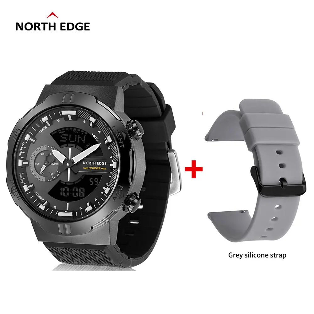 Часы NORTH EDGE HORNET мужские наручные цифровые, спортивные армейские водонепроницаемые в стиле милитари для бега, с подсветкой мирового времени, ...
Часы NORTH EDGE HORNET мужские наручные цифровые, спортивные армейские водонепроницаемые в стиле милитари для бега, с подсветкой мирового времени, ...