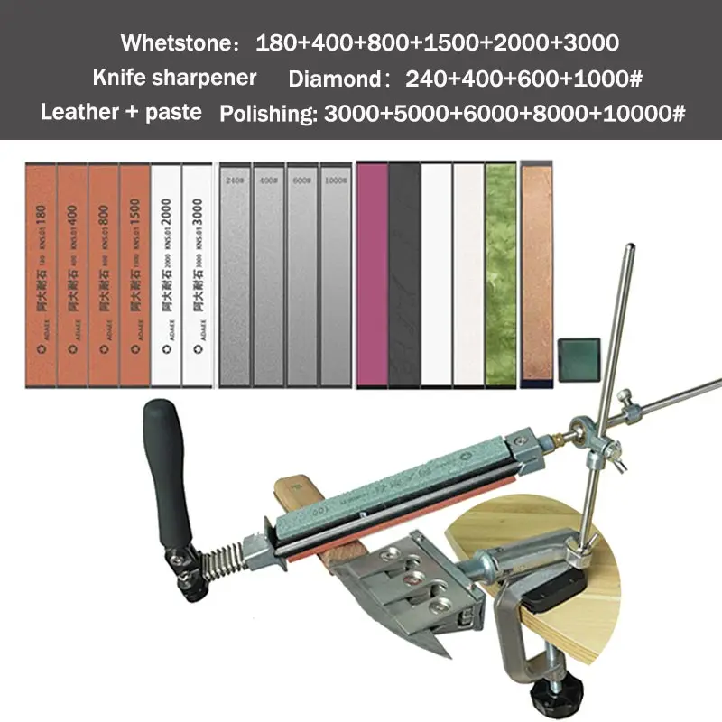 Точилка для ножей с фиксированным углом, брендовая новая Алмазная точилка для ножей, инструменты для шлифовки
Точилка для ножей с фиксированным углом, брендовая новая Алмазная точилка для ножей, инструменты для шлифовки