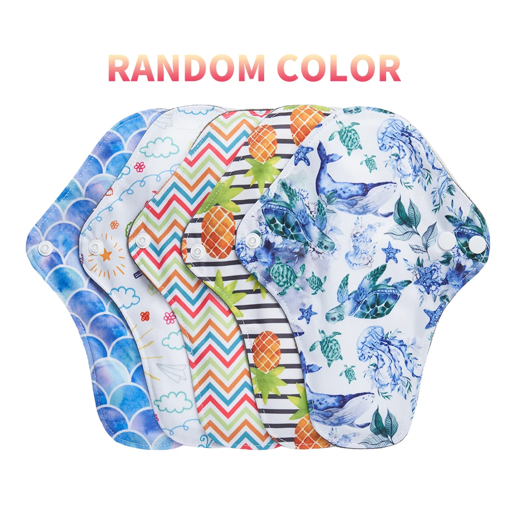 #Random Patterns# Mora Mona 5PCS Medium Size Reusable Bamboo Charcoal Hygiene Menstrual Pad Washable Sanitary Pad 23cm * 18cm
#Random Patterns# Mora Mona 5PCS Medium Size Reusable Bamboo Charcoal Hygiene Menstrual Pad Washable Sanitary Pad 23cm * 18cm