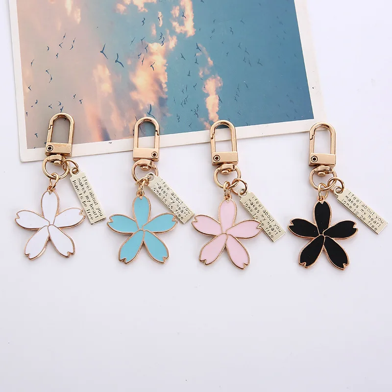 Flower Metal Keychain Jewelry Charm Pendant Ornament Alloy Key Chain for Women Girl Gift Accessories
Flower Metal Keychain Jewelry Charm Pendant Ornament Alloy Key Chain for Women Girl Gift Accessories