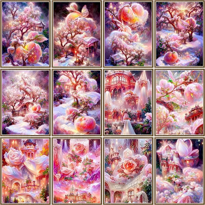 DIY 5D Diamond Painting Pink House Drawing Cross Stitch Handwork Gift Diamond Embroidery Mosaic Rhinestone Drawing Home Decors
DIY 5D Diamond Painting Pink House Drawing Cross Stitch Handwork Gift Diamond Embroidery Mosaic Rhinestone Drawing Home Decors