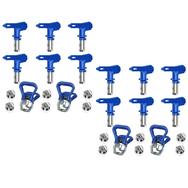2 Set Airless Paint Nozzles Set,Reversible Spray Tips Airless Paint Sprayer Nozzle Tips Airless Sprayer Spraying
2 Set Airless Paint Nozzles Set,Reversible Spray Tips Airless Paint Sprayer Nozzle Tips Airless Sprayer Spraying