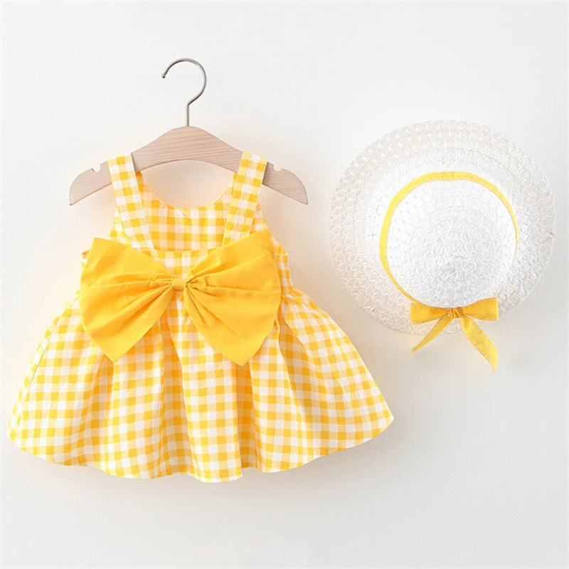 Комплект летней одежды для маленьких девочек из 2 предметов, пляжные платья для малышей, клетчатое хлопковое платье принцессы без рукавов с ...
Комплект летней одежды для маленьких девочек из 2 предметов, пляжные платья для малышей, клетчатое хлопковое платье принцессы без рукавов с ...