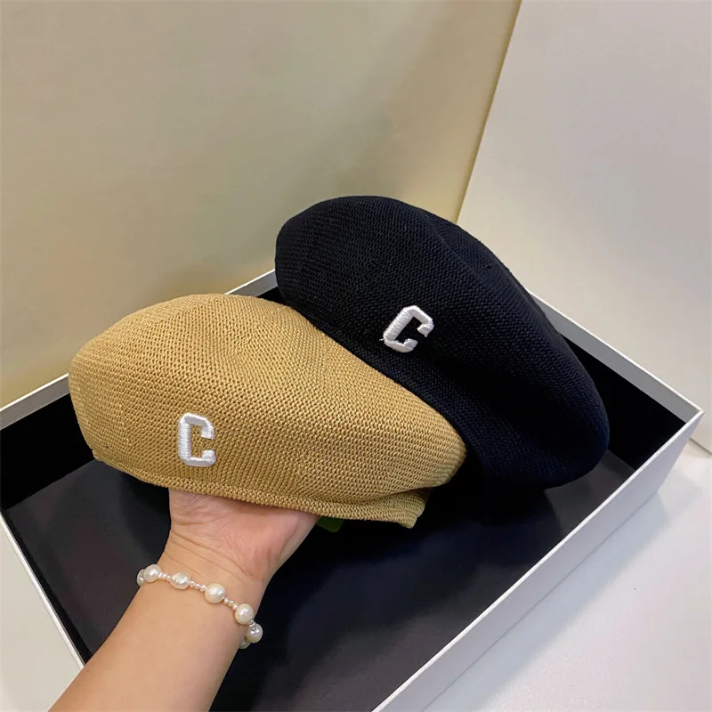 C letters embroidered mesh beret female chun xia breathable web celebrity ins painter hat Japanese literary contracted pumpkin h
C letters embroidered mesh beret female chun xia breathable web celebrity ins painter hat Japanese literary contracted pumpkin h