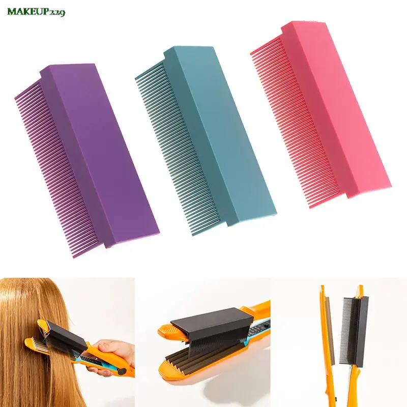 

V Type Washable Folding Hair Straightener Comb Hairdressing Brush Comb Hair Styling Clip Tool Barber Accessories Comb