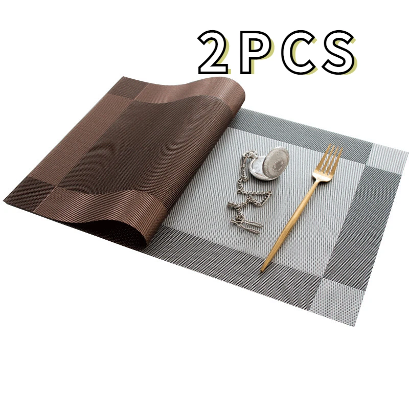 2PC PVC Rectangle Coasters for Table Waterproof Retro Table placemat For restaurant Dish Bowl Cup Holder Kitchen Accessories
2PC PVC Rectangle Coasters for Table Waterproof Retro Table placemat For restaurant Dish Bowl Cup Holder Kitchen Accessories