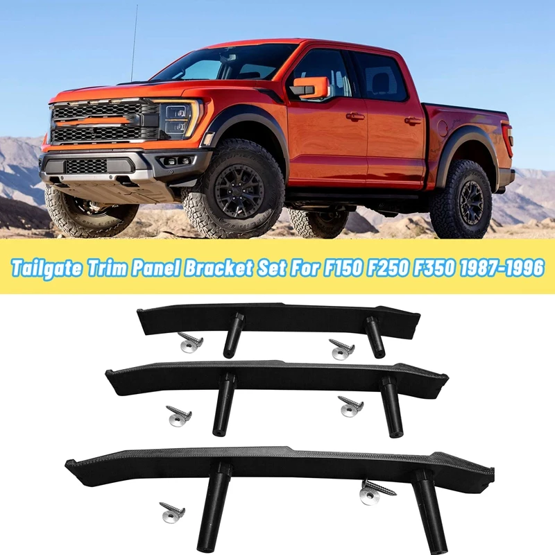 Car Tailgate Trim Panel Bracket Set For Ford F150 F250 F350 1987-1996 E9TB-9942502
Car Tailgate Trim Panel Bracket Set For Ford F150 F250 F350 1987-1996 E9TB-9942502