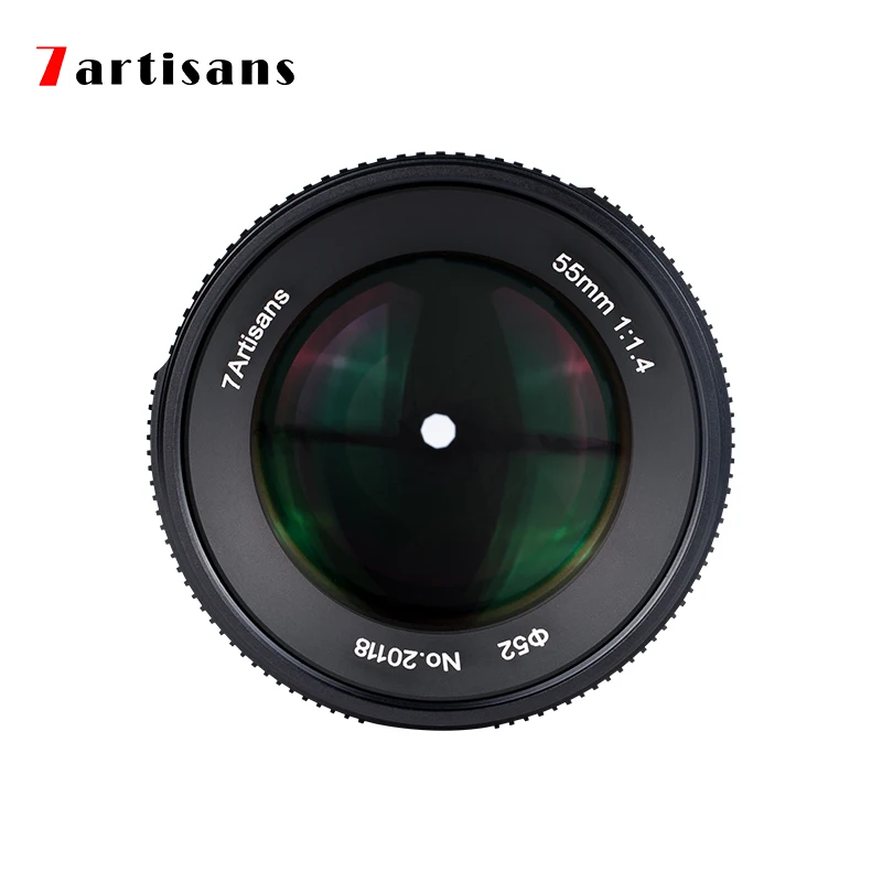 

7artisans 7artisans Объективы для камер 55 мм F1.4II с большой диафрагмой, основной объектив для Sony E Mount /Canon EOS-M/Fuji XF/Nikon Z Z9
