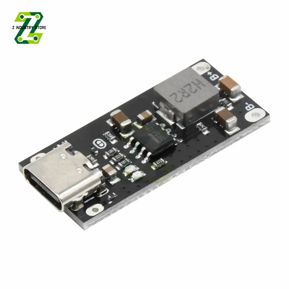 Type C Polymer Ternary Lithium Battery Quick Fast Charging Board Input High Current 3A 5V To 4.2V 4.35V 
Type C Polymer Ternary Lithium Battery Quick Fast Charging Board Input High Current 3A 5V To 4.2V 4.35V