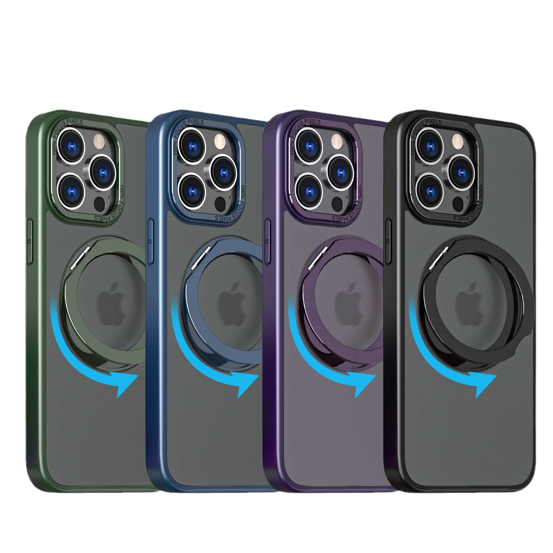 For Apple 11 to 15 Pro Max Series Phone Case Magsafe Magnetic Suction Bracket iPhone 15 Rotating Fulcrum Protective Case
For Apple 11 to 15 Pro Max Series Phone Case Magsafe Magnetic Suction Bracket iPhone 15 Rotating Fulcrum Protective Case
