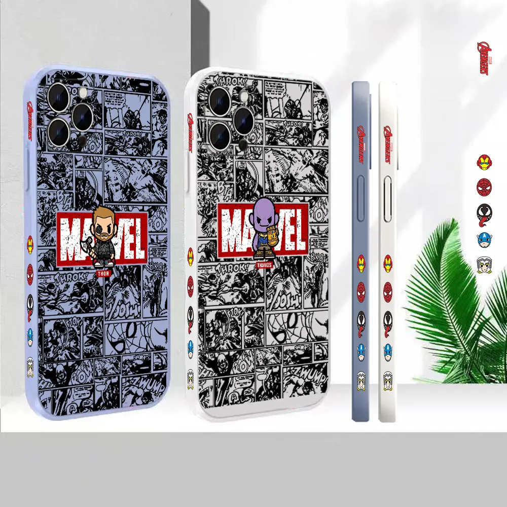 Liquid Silicone Cover For Apple iPhone 14 13 12 11 Pro Max Mini 7 8 X XS XR SE Plus Marvel Comics Thor Thanos Phone Case Funda
Liquid Silicone Cover For Apple iPhone 14 13 12 11 Pro Max Mini 7 8 X XS XR SE Plus Marvel Comics Thor Thanos Phone Case Funda