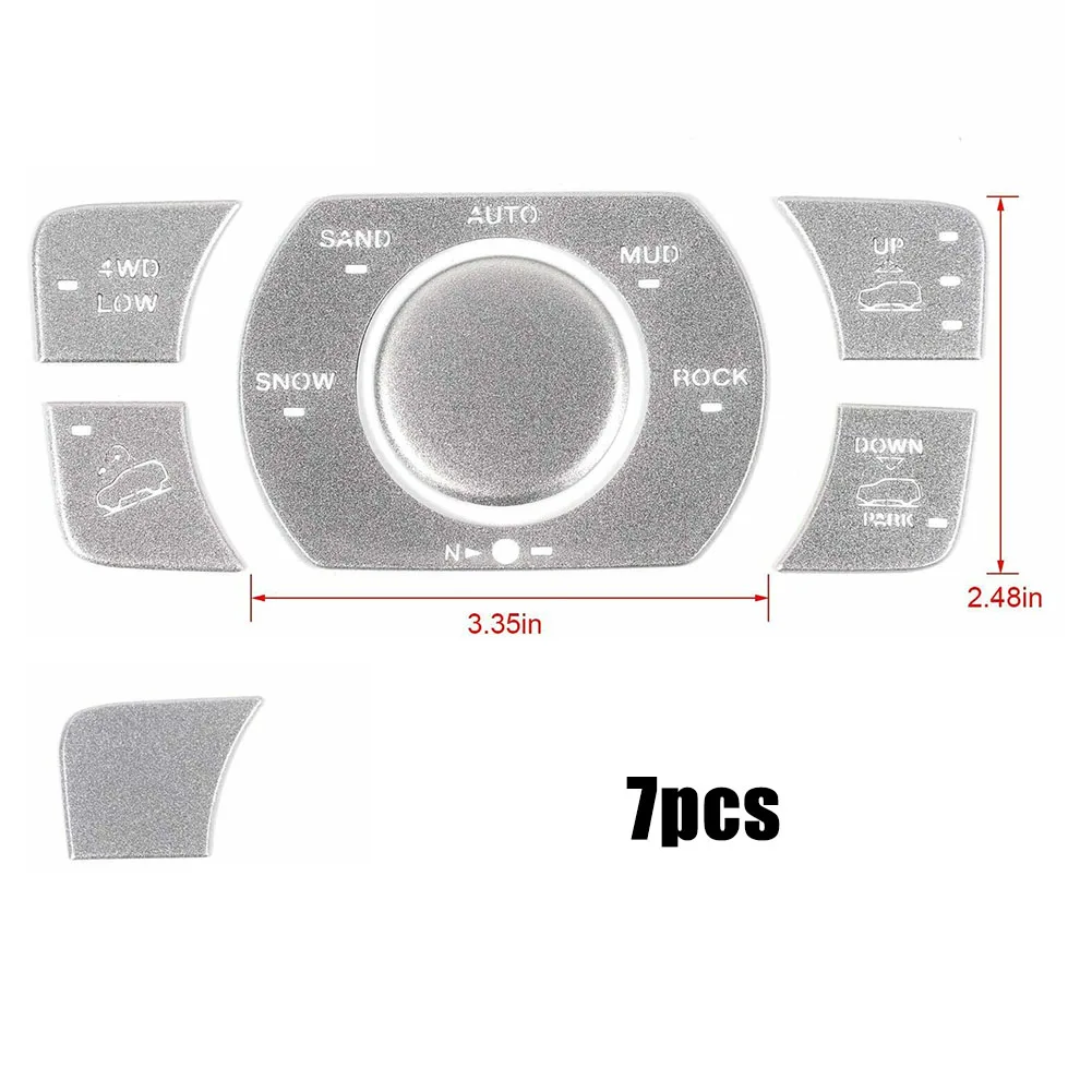 For Jeep Grand Cherokee 16+ Button Decor Cover 7pcs Decorate Four Wheel Drive Control Replaces Waterproof Useful
For Jeep Grand Cherokee 16+ Button Decor Cover 7pcs Decorate Four Wheel Drive Control Replaces Waterproof Useful